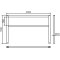 Stationary access barriers | welded | with top and quarter-bent bar | hot-dip galvanized | total width: 2000 mm